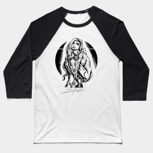 Tentacle Girl Baseball T-Shirt